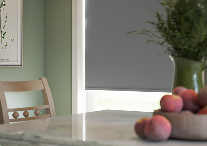 Rimini (Blackout), Storm Cloud - Roller Blind - Image 5